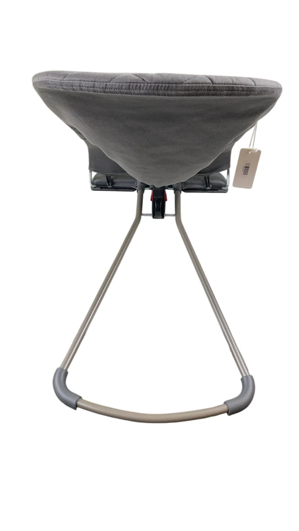 BabyBjorn Bouncer Bliss, Anthracite Cotton Classic Quilt, Dark Gray Frame - Image 3