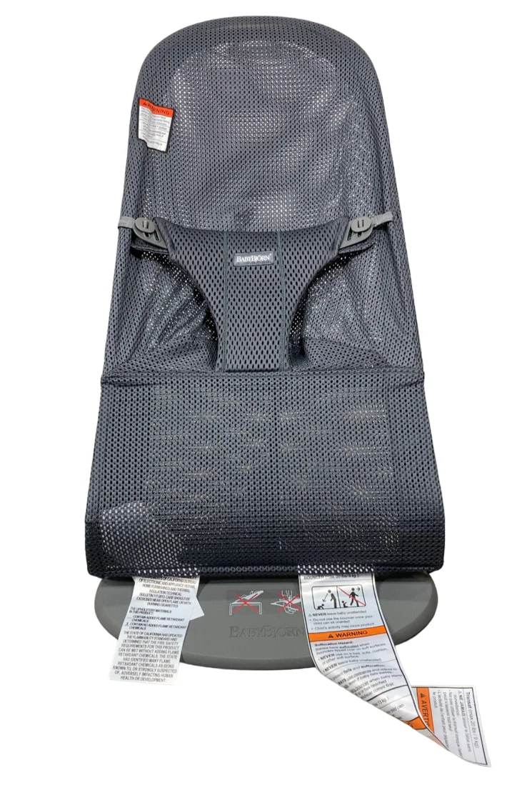 BabyBjorn Bouncer Bliss, Anthracite Mesh, Dark Gray Frame - Image 3