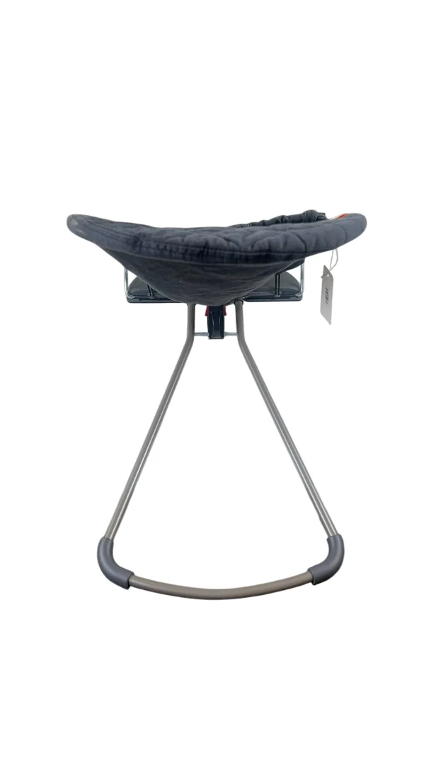 BabyBjorn Bouncer Bliss, Black Cotton Classic Quilt, Dark Gray Frame - Image 4