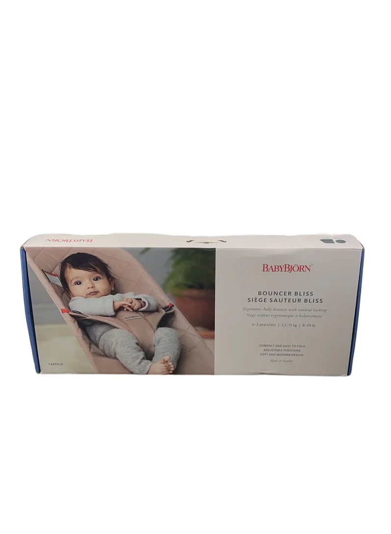 BabyBjorn Bouncer Bliss, Dark Gray Frame, Anthracite Mesh - Image 2