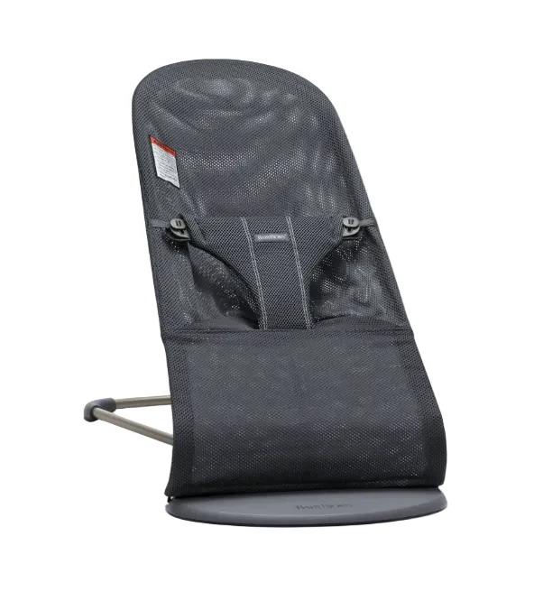 BabyBjorn Bouncer Bliss, Dark Gray Frame, Anthracite Mesh