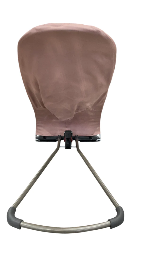 BabyBjorn Bouncer Bliss, Dark Gray Frame, Old Rose Cotton - Image 5