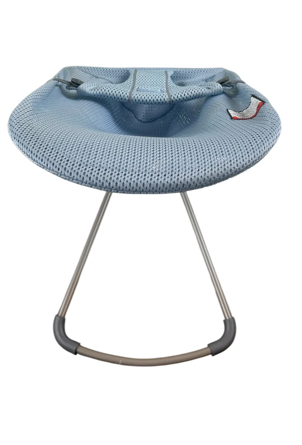 BabyBjorn Bouncer Bliss, Dark Gray Frame, Slate Blue Mesh - Image 4