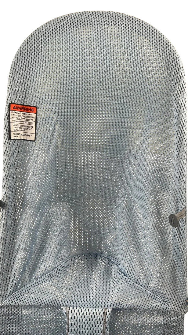 BabyBjorn Bouncer Bliss, Dark Gray Frame, Slate Blue Mesh - Image 5