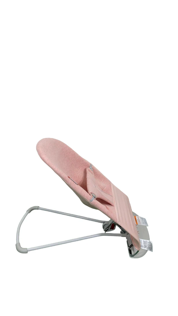 BabyBjorn Bouncer Bliss, Light Pink 3D Jersey, Light Gray Frame - Image 2