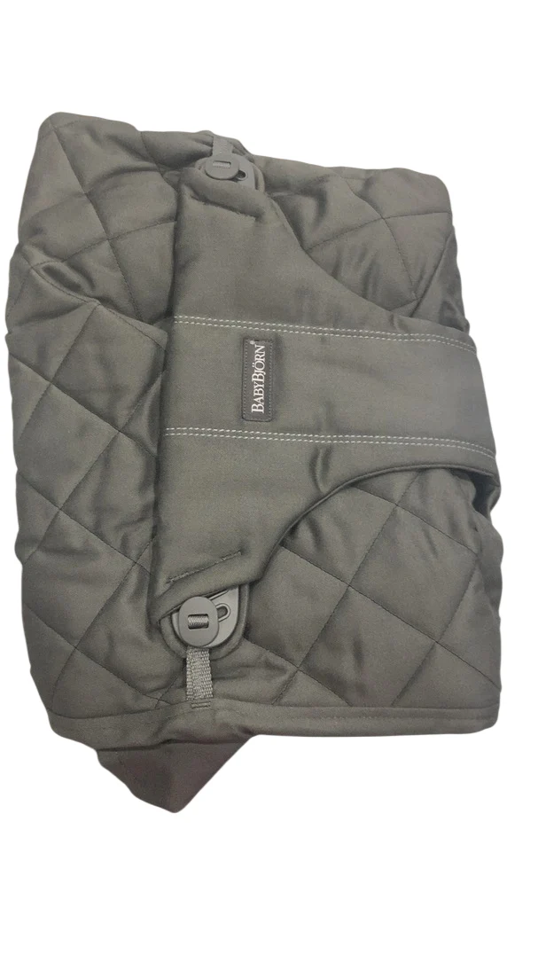 BabyBjorn Fabric Seat for Bouncer, Anthracite, Cotton/Classic Quilt - Image 3