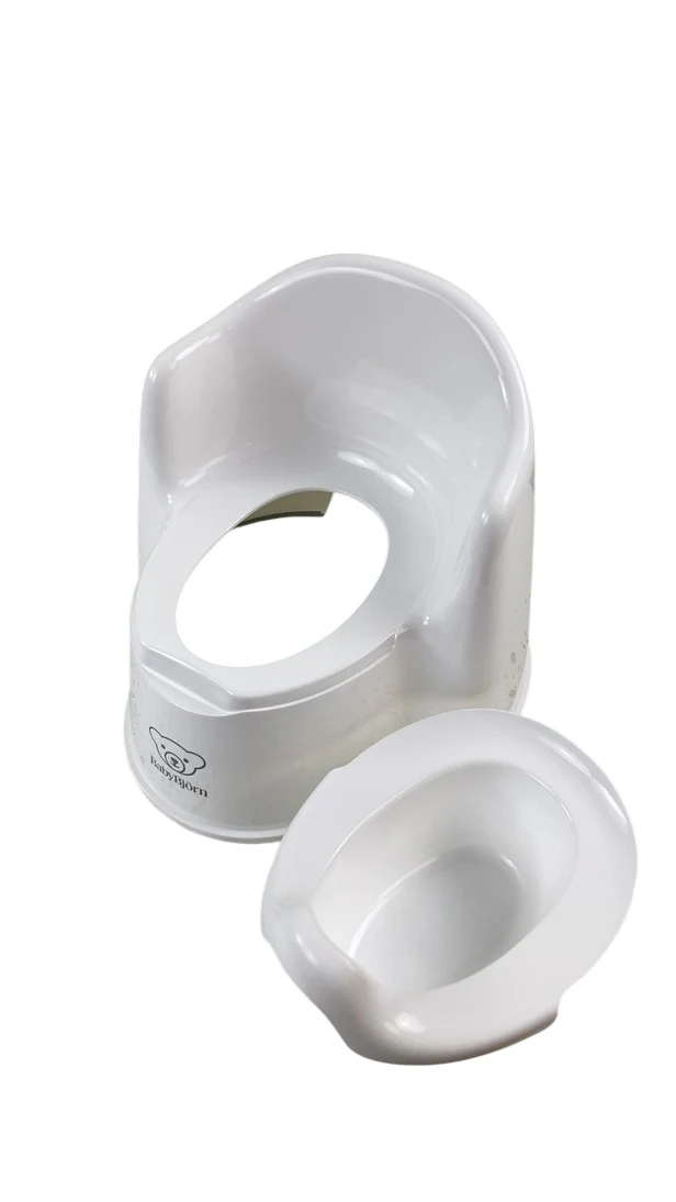 BabyBjorn Potty Chair, White/Grey - Image 4