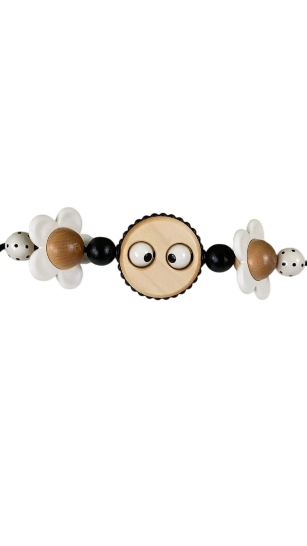 BabyBjorn Toy For Baby Bouncer, Googly Eyes Black & White - Image 4