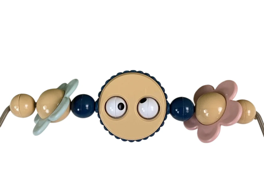 BabyBjorn Toy For Baby Bouncer, Googly Eyes Pastels - Image 4