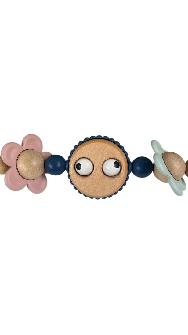 BabyBjorn Toy For Baby Bouncer, Googly Eyes Pastels - Image 4