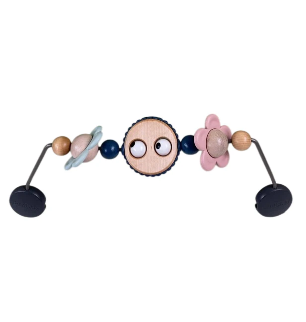 BabyBjorn Toy For Baby Bouncer, Googly Eyes Pastels