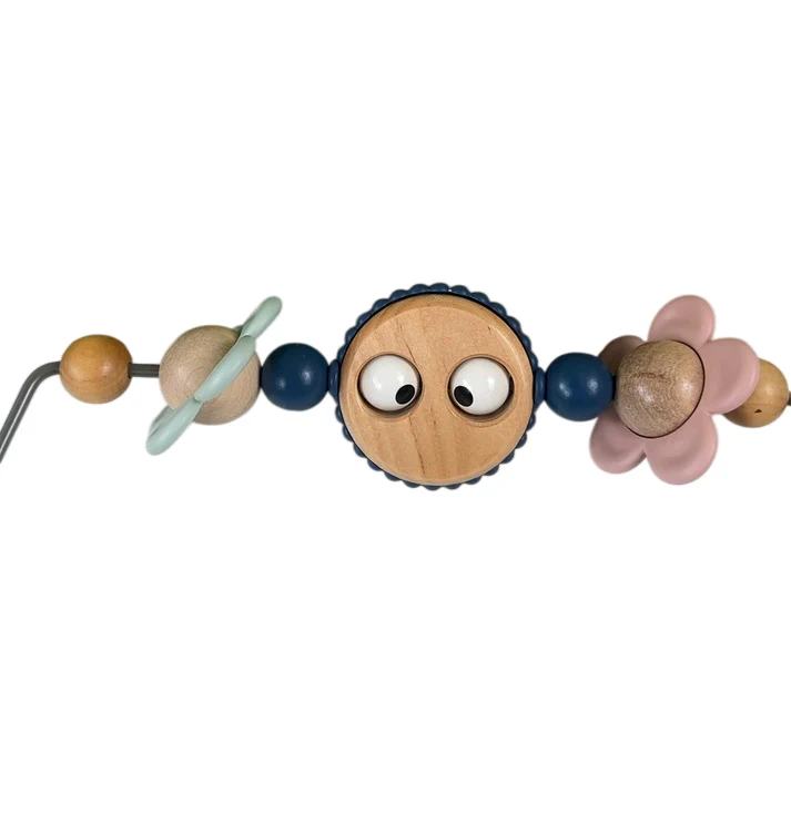 BabyBjorn Toy For Baby Bouncer, Googly Eyes Pastels - Image 4