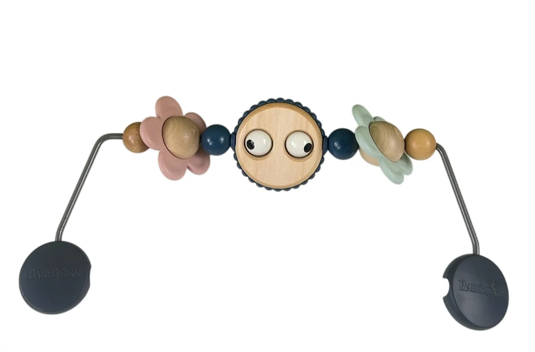 BabyBjorn Toy For Baby Bouncer, Googly Eyes Pastels