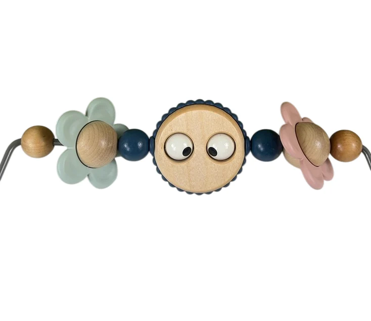 BabyBjorn Toy For Baby Bouncer, Googly Eyes Pastels - Image 4