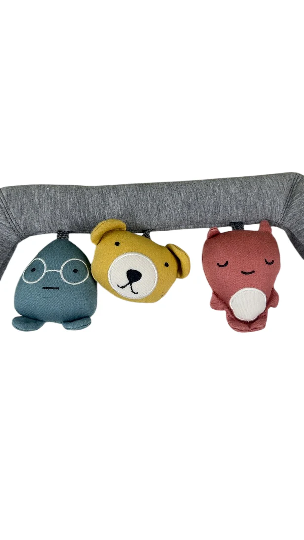 BabyBjorn Toy For Baby Bouncer, Soft Friends - Image 4