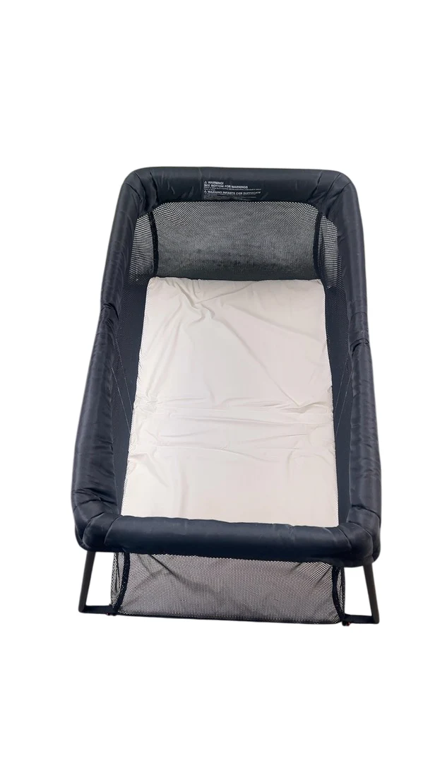 BabyBjorn Travel Crib Light Bundle with Fitted Sheet, Black - Image 5