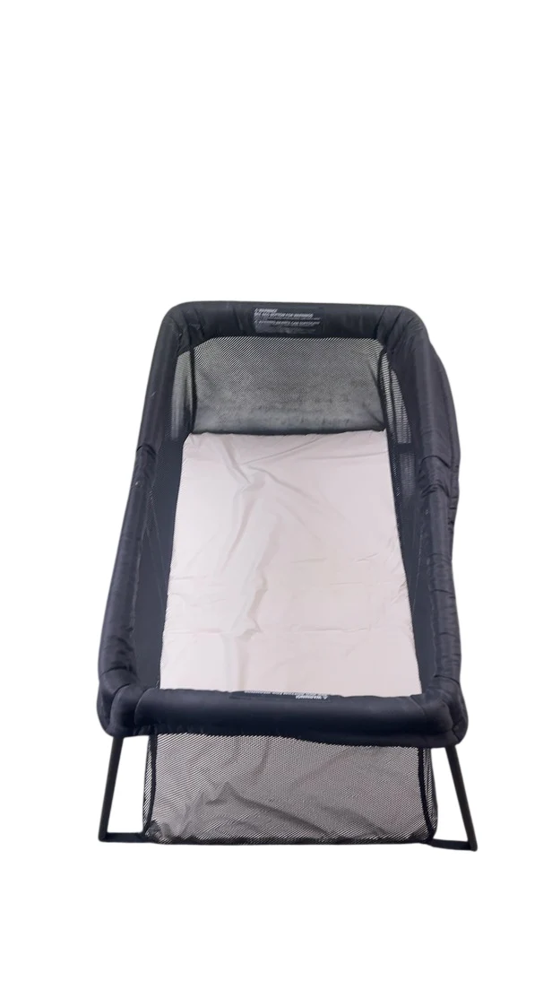 BabyBjorn Travel Crib Light Bundle with Fitted Sheet, Black - Image 4