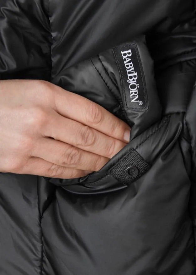 BabyBjorn Winter Cover for Baby Carrier, Black - Image 4