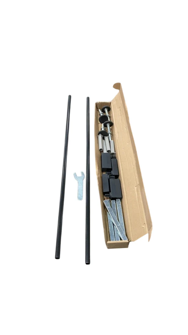 BabyDan Premier Walk thru Pressure Mount Gate, Black - Image 3
