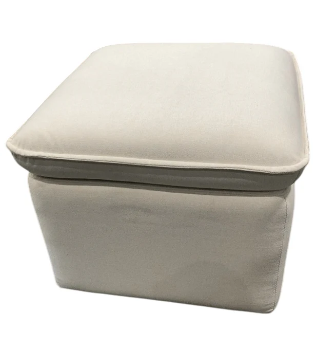 Babyletto Cali Storage Ottoman, Performance Beach Eco Weave