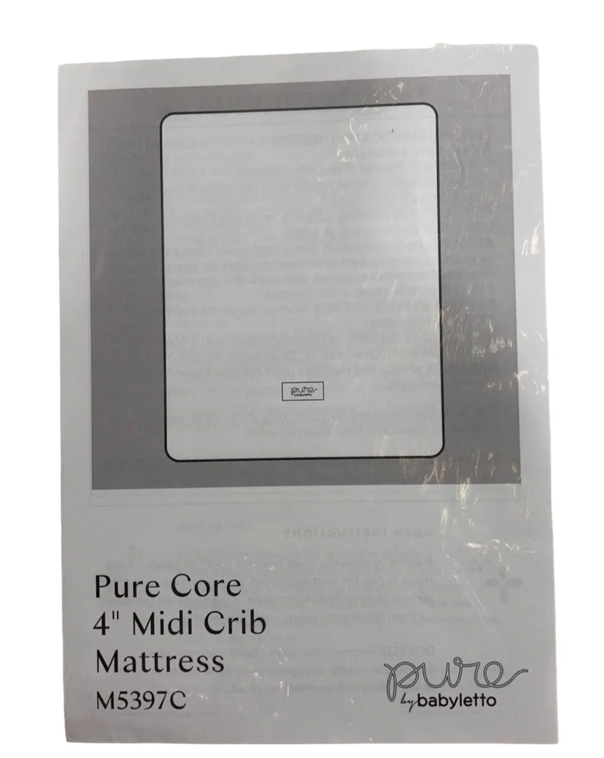 Babyletto Pure Core 4” Midi Crib Mattress With Hybrid Waterproof Cover, M5397C - Image 4