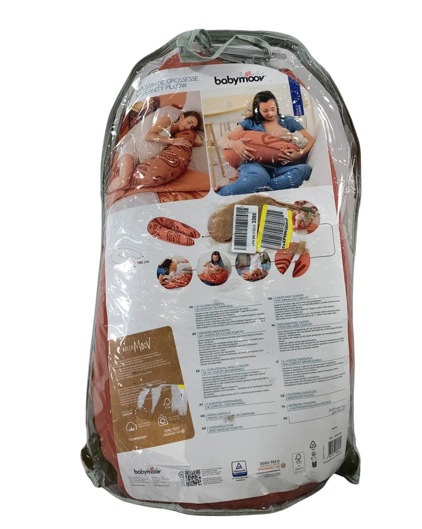 Babymoov B.Love U-Shape Maternity Pillow, Terracotta - Image 3