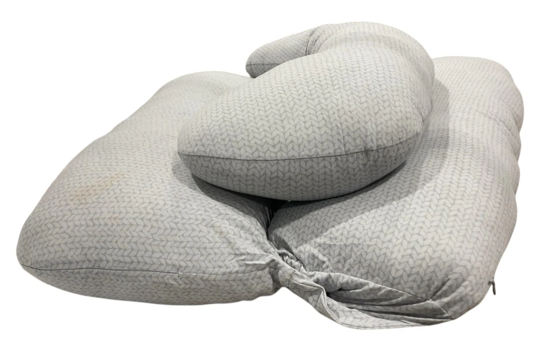 Babymoov B.Love XXL Full-Body Pregnancy Pillow, Mineral Gray - Image 2