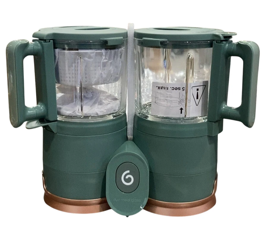 Babymoov Duo Meal Glass Food Maker, Dark Green - Image 2