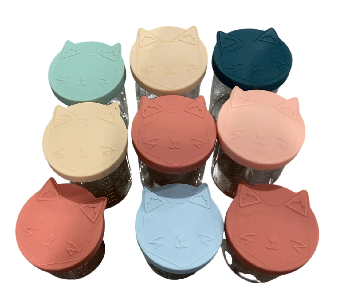 Babymoov ISY Baby Glass Food Jars, Set of 9 (6 x 8.5oz + 3 x 4oz) - Image 2