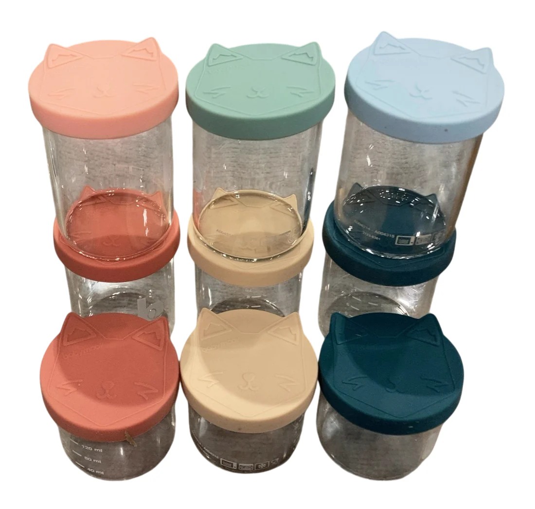 Babymoov ISY Baby Glass Food Jars, Set of 9 (6 x 8.5oz + 3 x 4oz) - Image 3