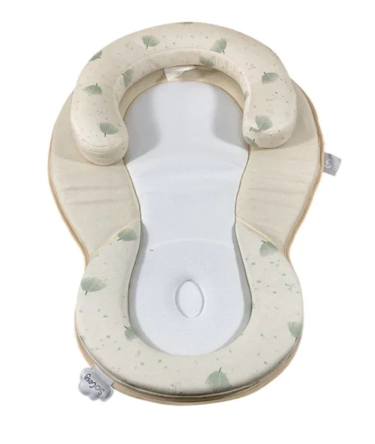 Babymoov Socosy Baby Lounger, Off White - Image 3