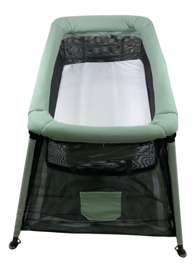 Babymoov Travel Crib and Bed 3-in-1 Moov and Comfy, Sage Black - Image 2