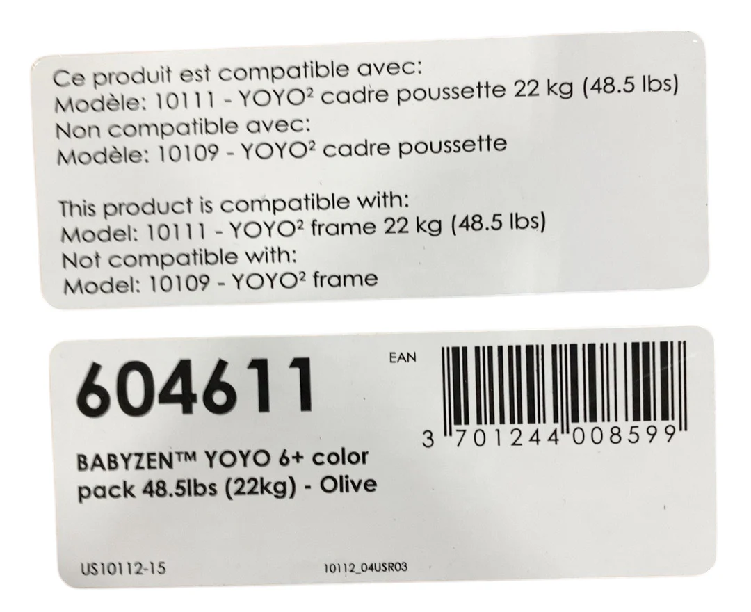 Babyzen YOYO+ 6+ Color Pack, Olive - Image 3