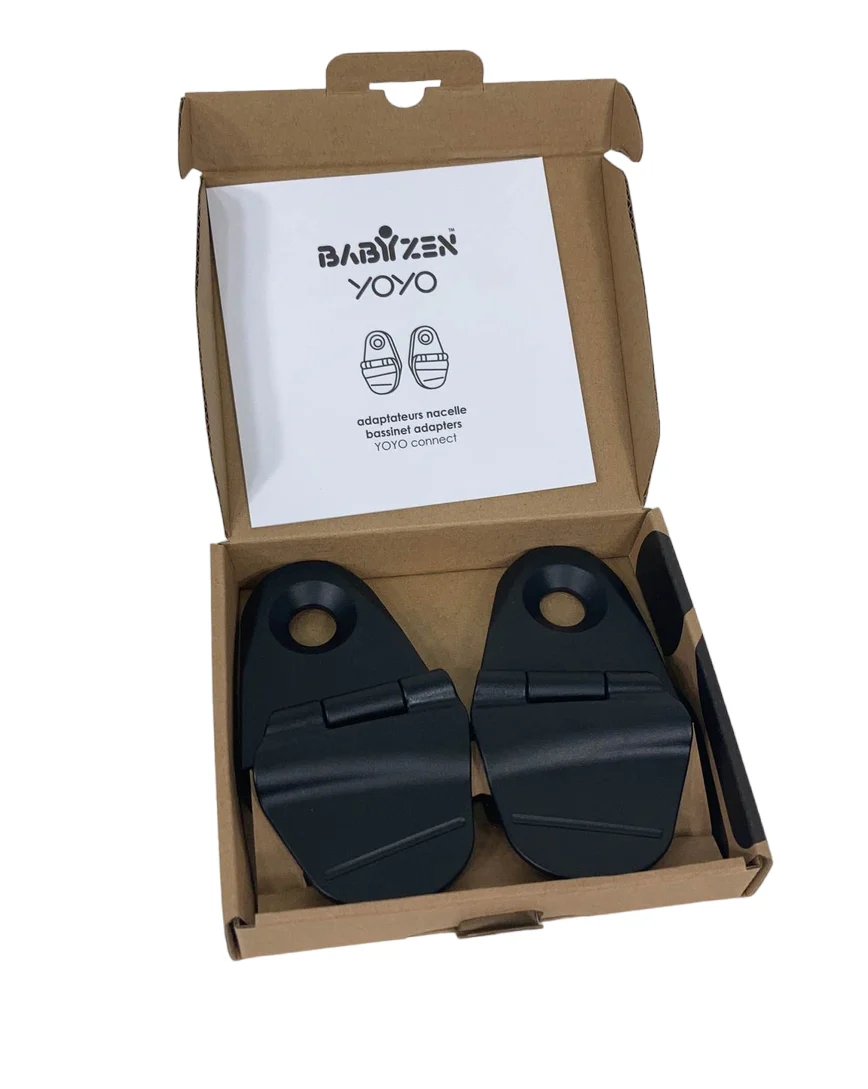 Babyzen YOYO Connect Bassinet Adapters, Black - Image 3