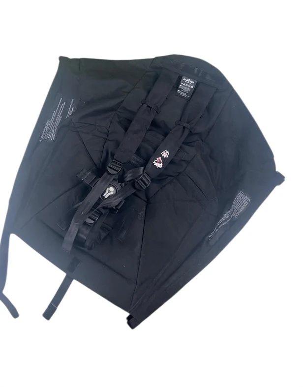 Babyzen YOYO Replacement Seat Fabric with Harness, Black - Image 3
