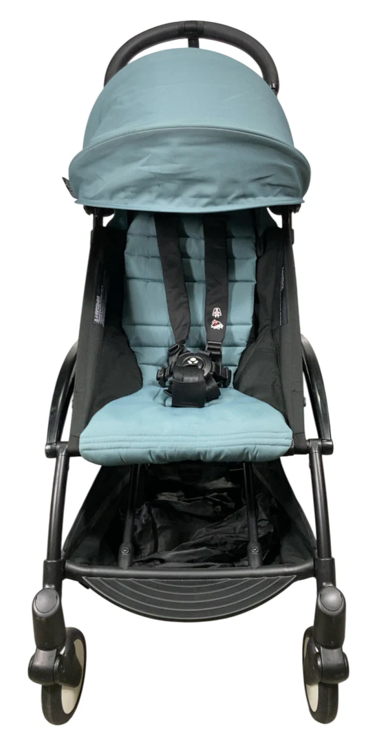 Babyzen YOYO2 Complete Stroller, 2022, Black with Aqua