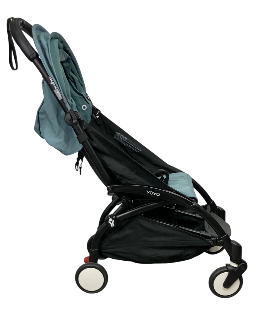 Babyzen YOYO2 Complete Stroller, 2022, Black with Aqua - Image 3