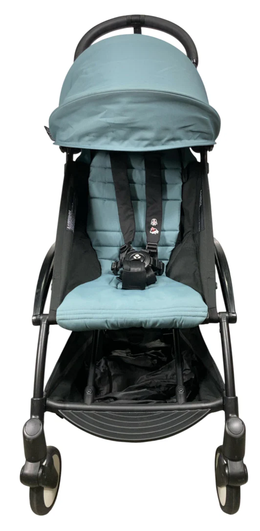 Babyzen YOYO2 Complete Stroller, 2022, Black with Aqua