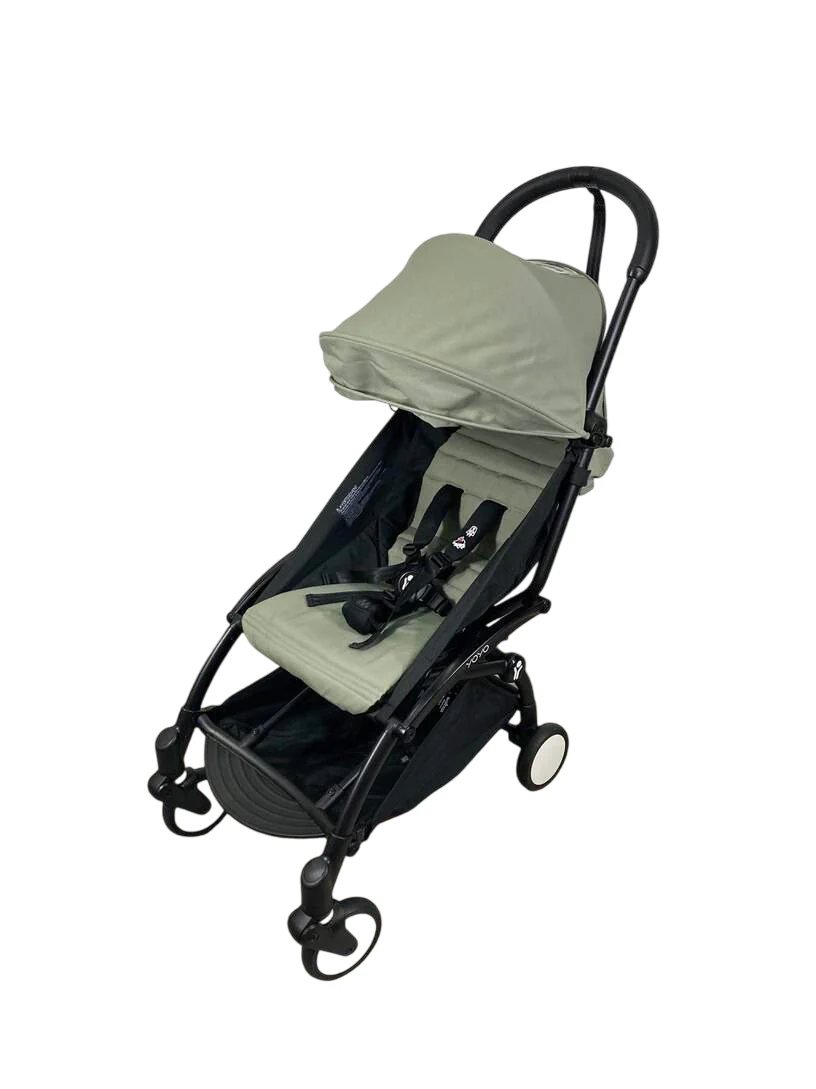 Babyzen YOYO2 Complete Stroller, 2022, Black with Olive - Image 2