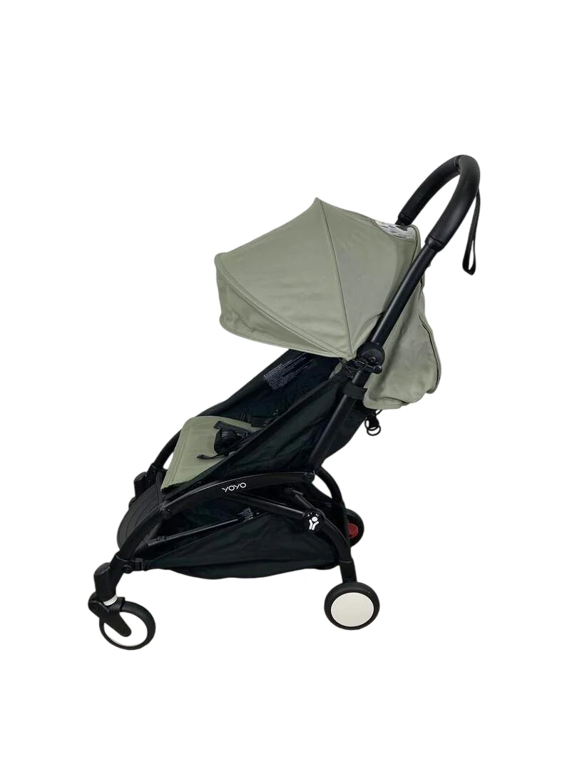 Babyzen YOYO2 Complete Stroller, 2022, Black with Olive - Image 4