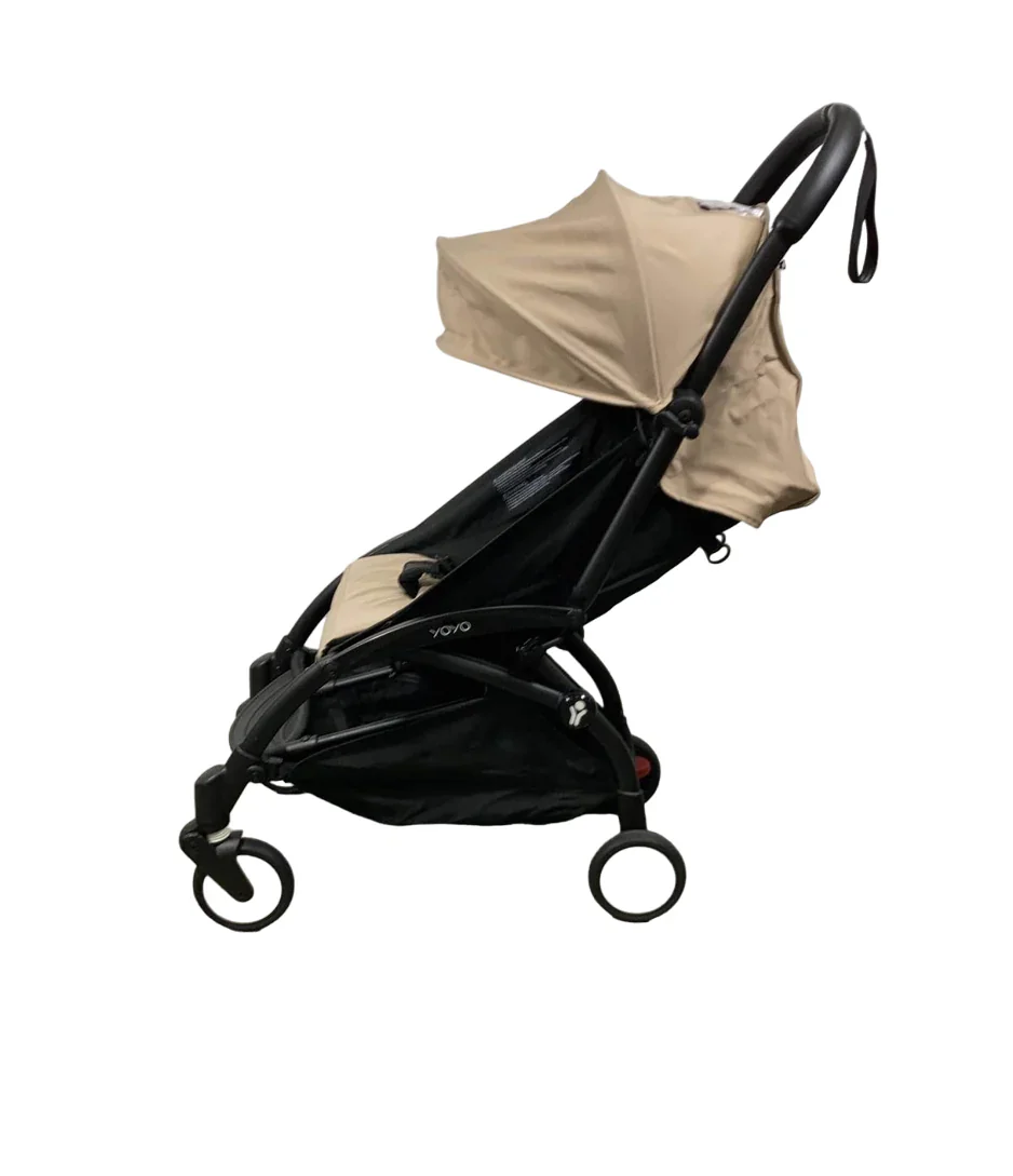 Babyzen YOYO2 Complete Stroller, 2022, Black with Taupe - Image 4