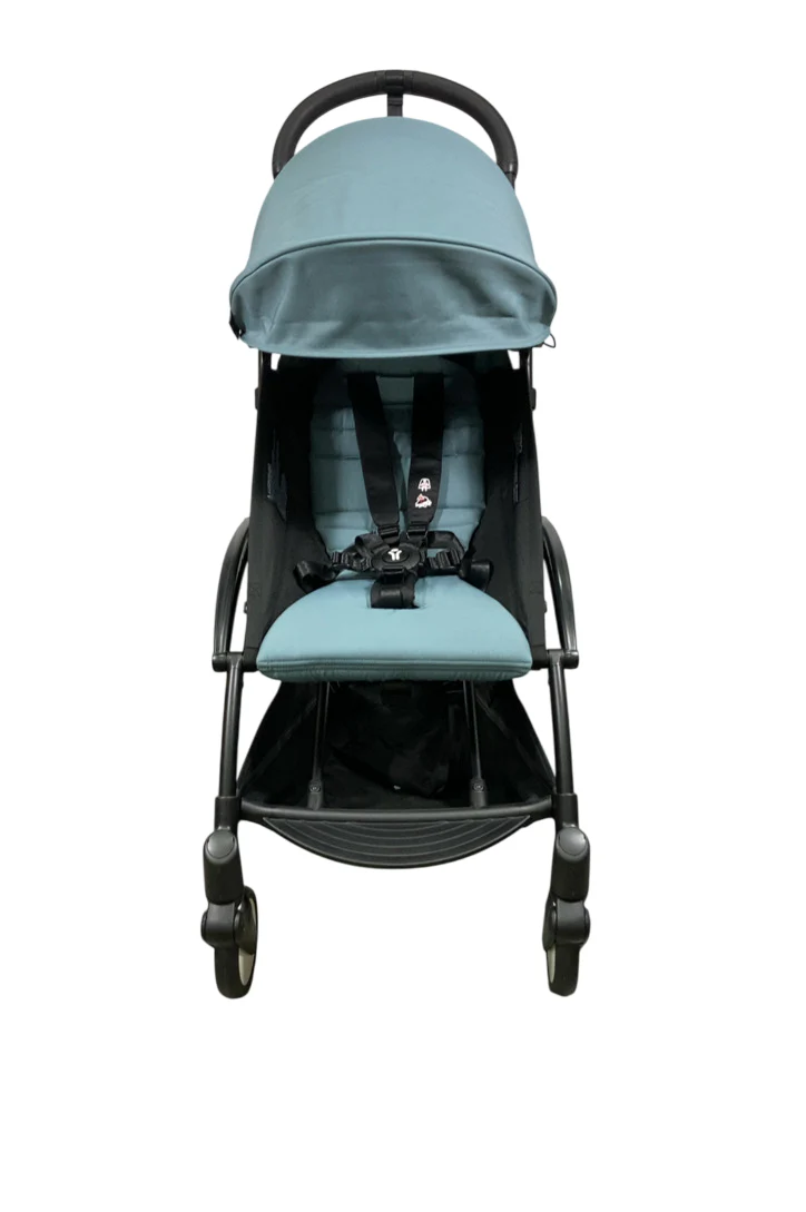 Babyzen YOYO2 Complete Stroller, 2023, Black with Aqua