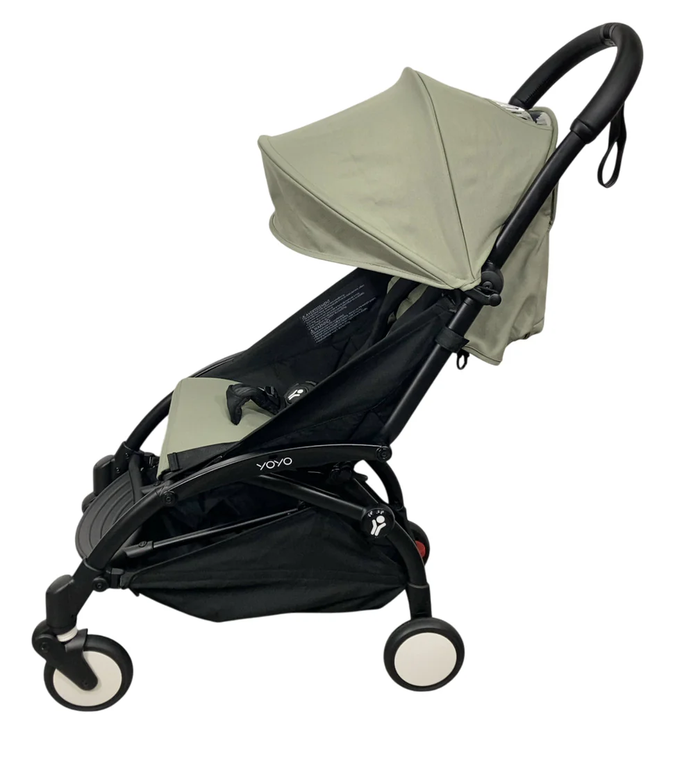 Babyzen YOYO2 Complete Stroller, 2023, Black with Olive - Image 3