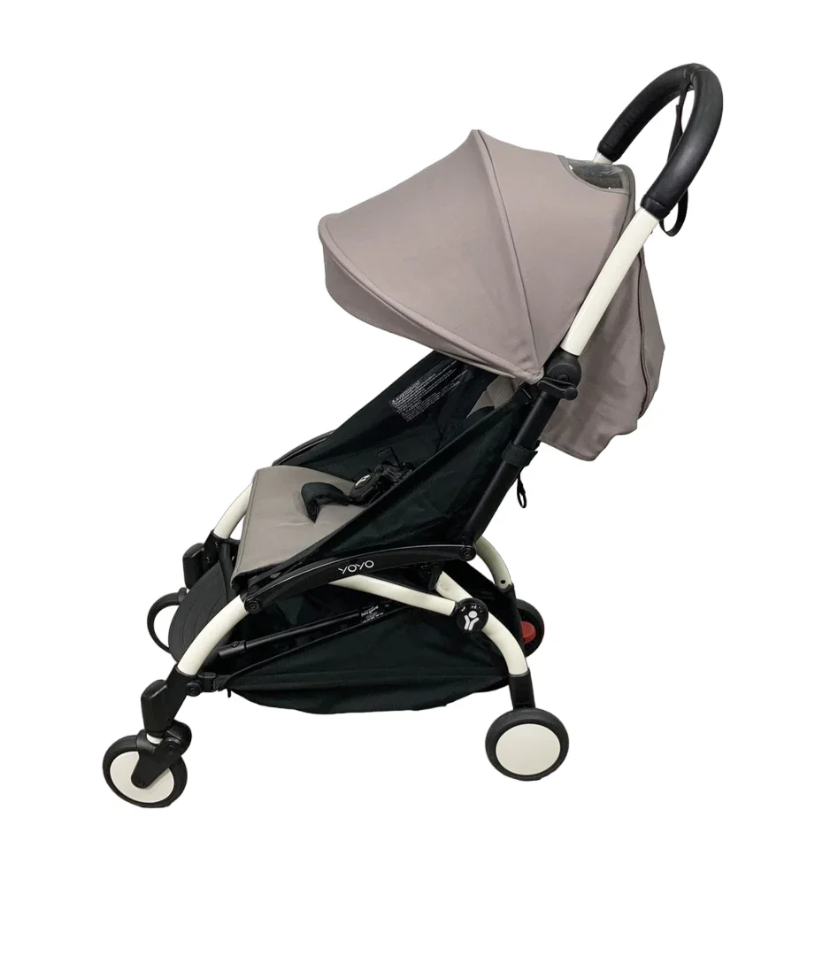 Babyzen YOYO2 Complete Stroller, 2023, White with Stone - Image 4