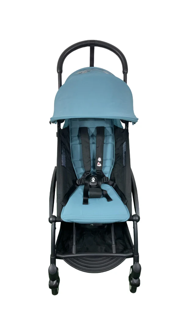 Babyzen YOYO2 Complete Stroller, 2024, Black with Aqua - Image 5
