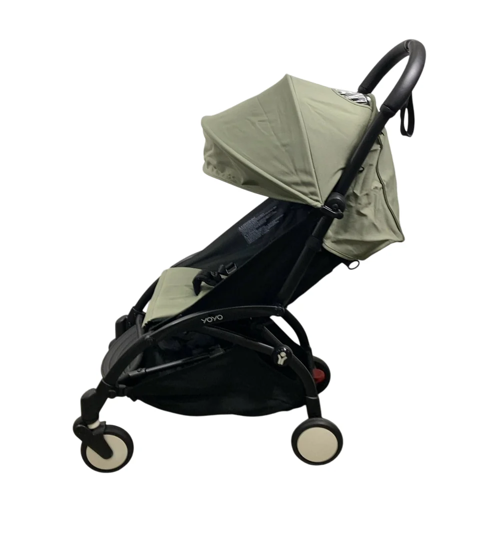 Babyzen YOYO2 Complete Stroller, 2024, Black with Olive - Image 2