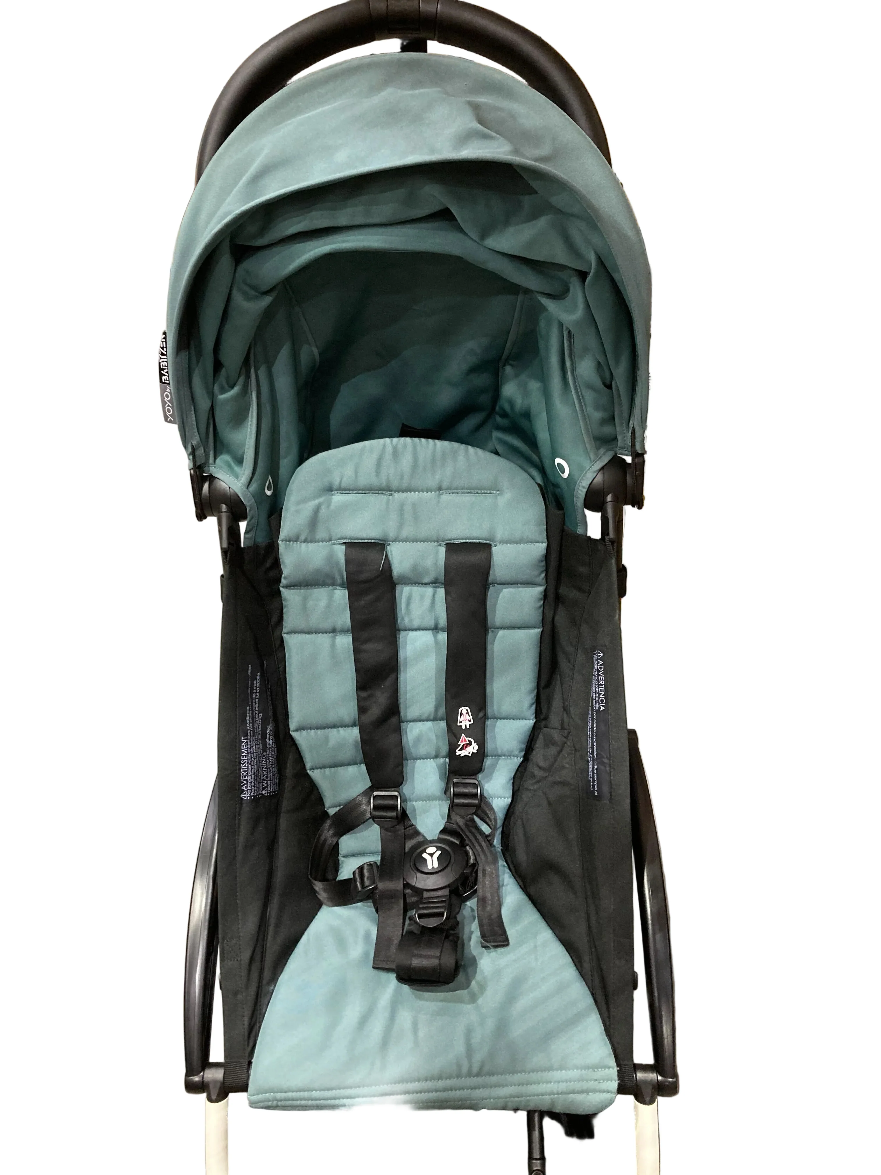 Babyzen YOYO2 Complete Stroller, 2024, White with Aqua - Image 3