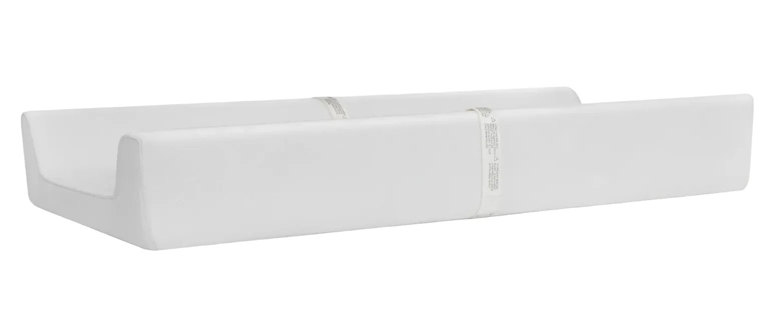 Bellini Contour Changing Pad & Removable Changing Pad Cover, White
