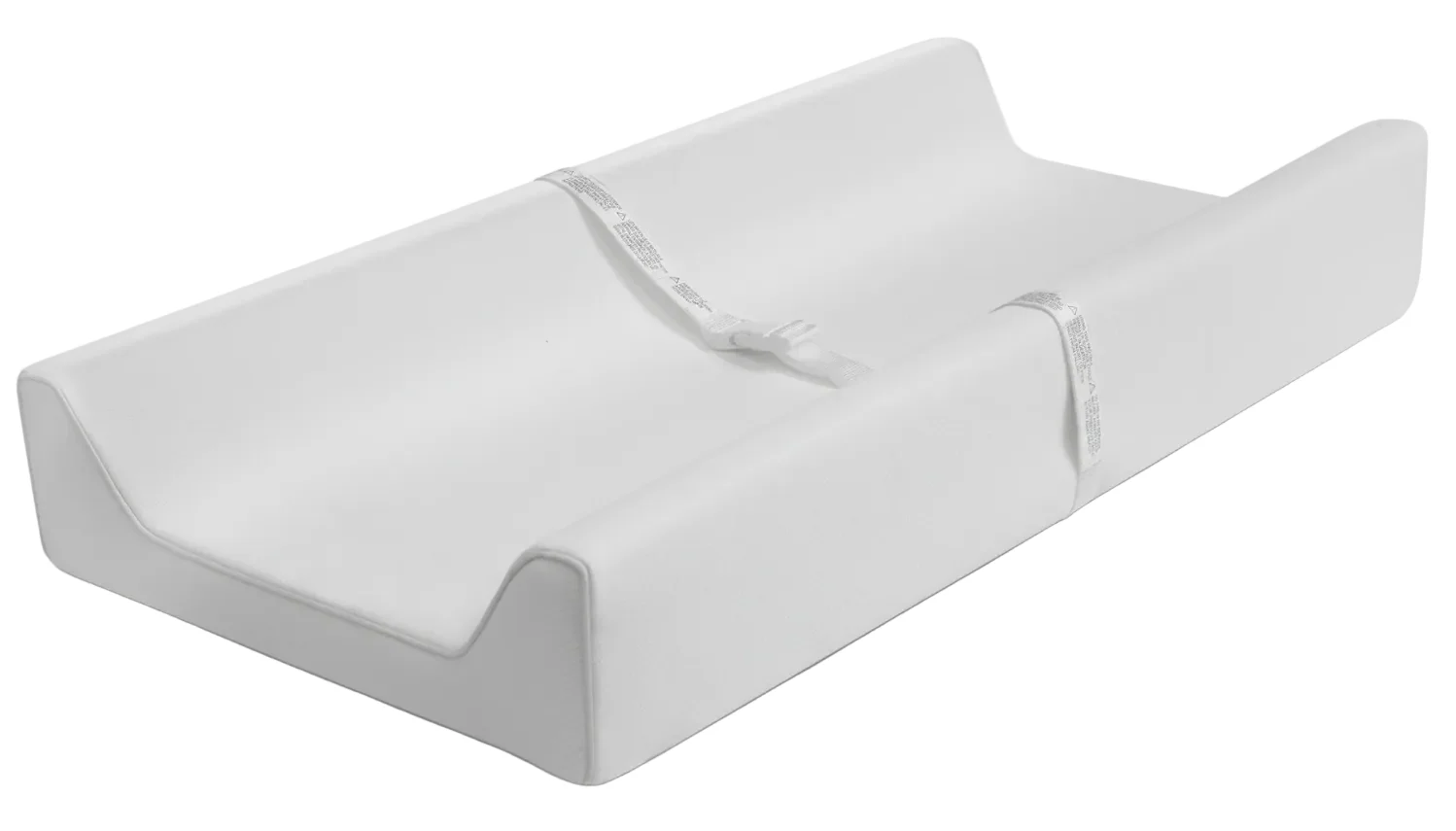 Bellini Contour Changing Pad & Removable Changing Pad Cover, White