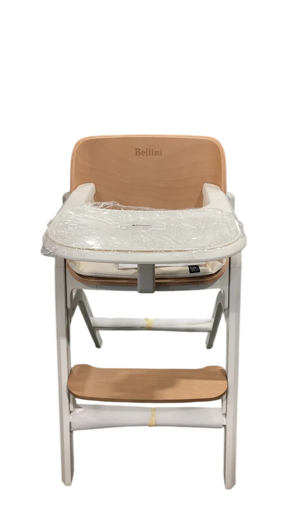 Bellini Parma 3-in-1 High Chair, White/Natural - Image 2